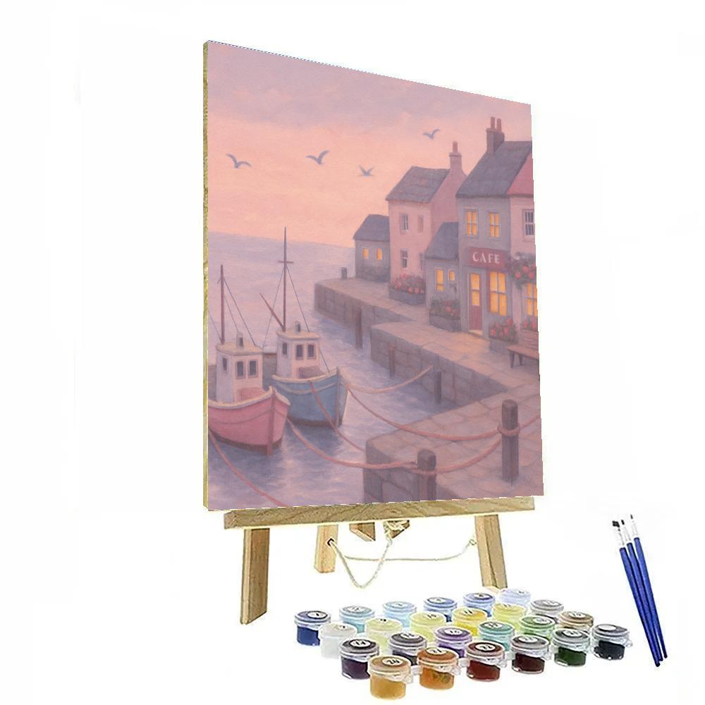 Marina Mornings In Pastel paint by number