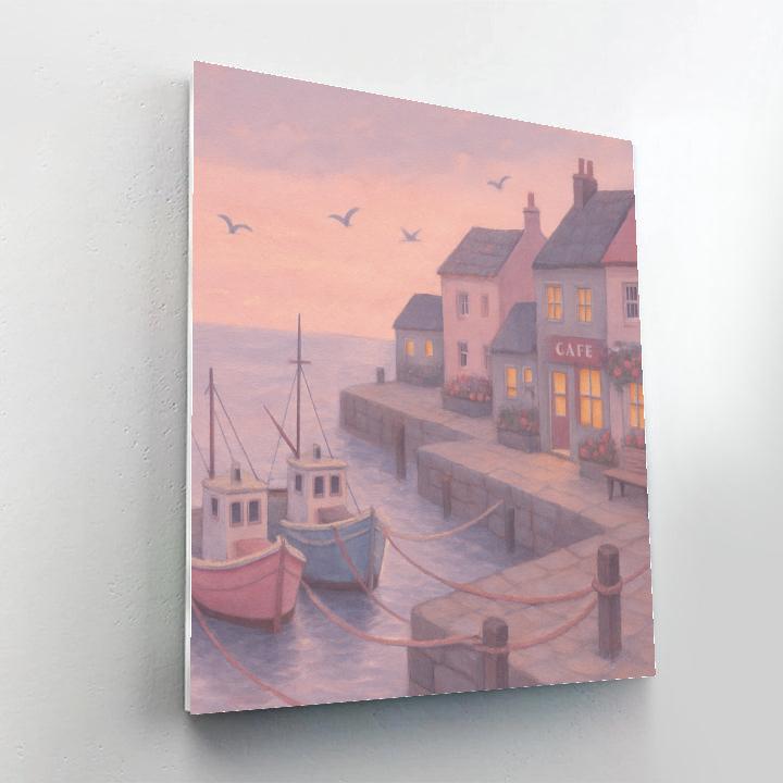 Marina Mornings In Pastel paint by number
