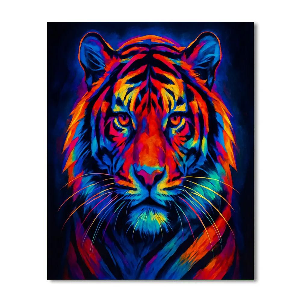 Aurora Tiger Mosaic painting number kit