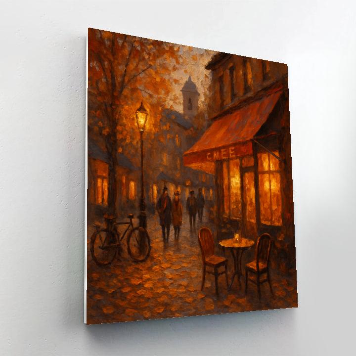 Autumn Corner Café paint by numbers