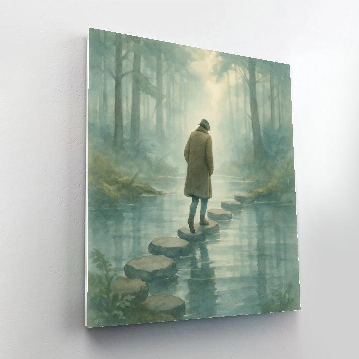 Mistwalker Pond paint by numbers