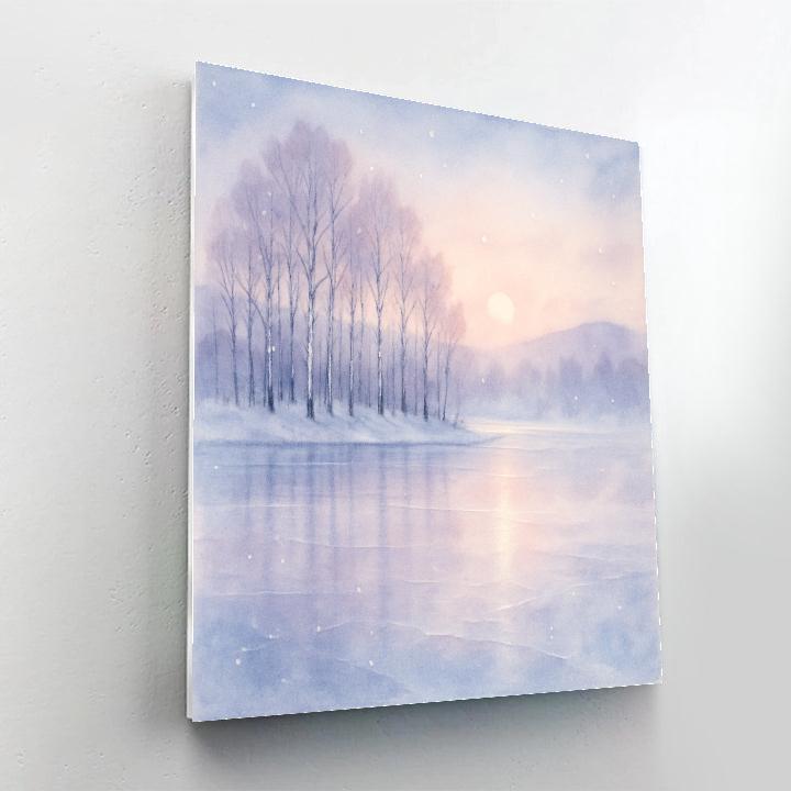 Frozen Mirror Lake Paint by numbers kits