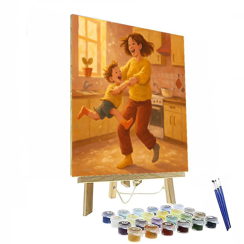 Kitchen Dance Twirl painting number kit