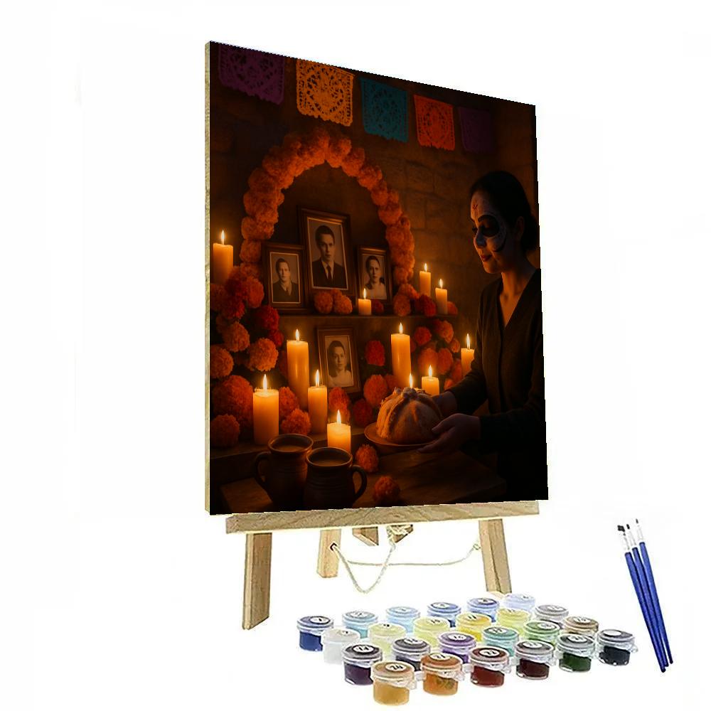 Dia De Muertos Ofrenda paint by number