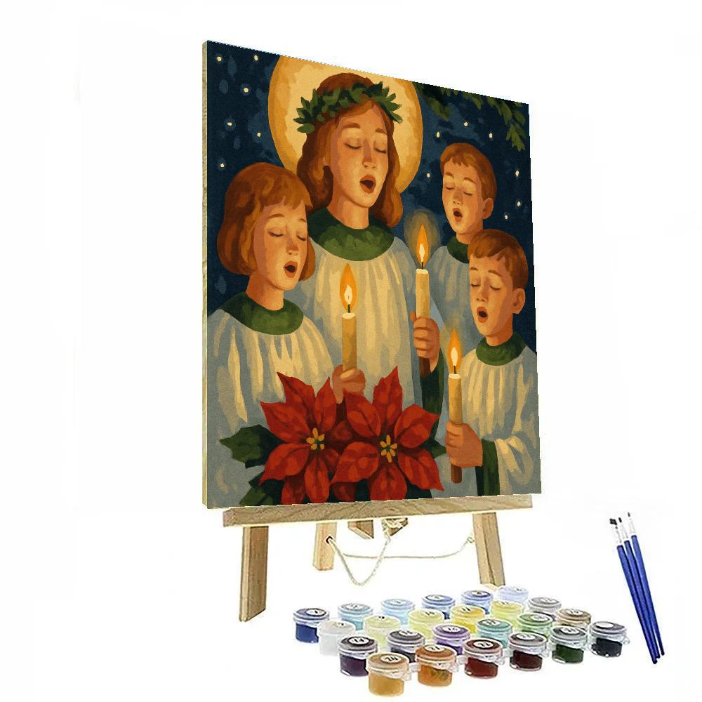 Candlelit Blessing paint by number