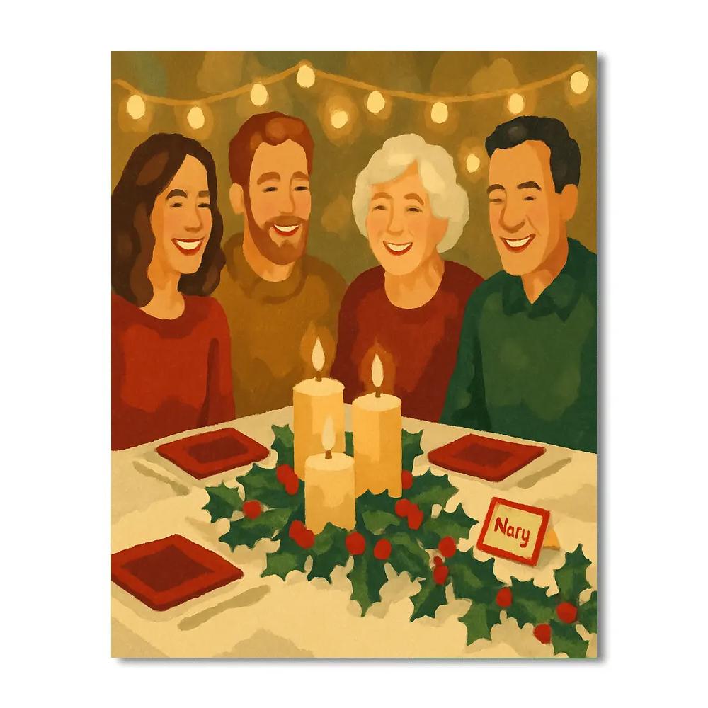 Feast Of Ribbons Paint by numbers art