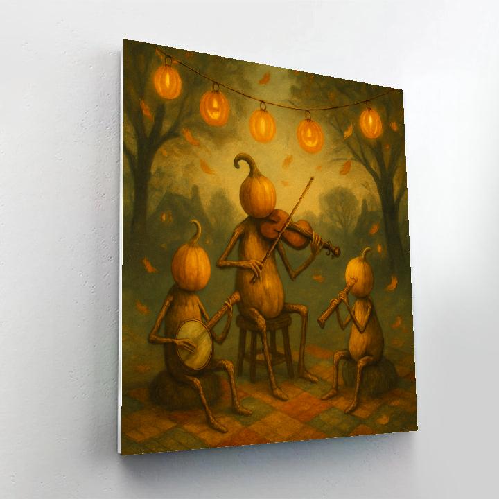 Autumn Lantern Orchestra paint by numbers