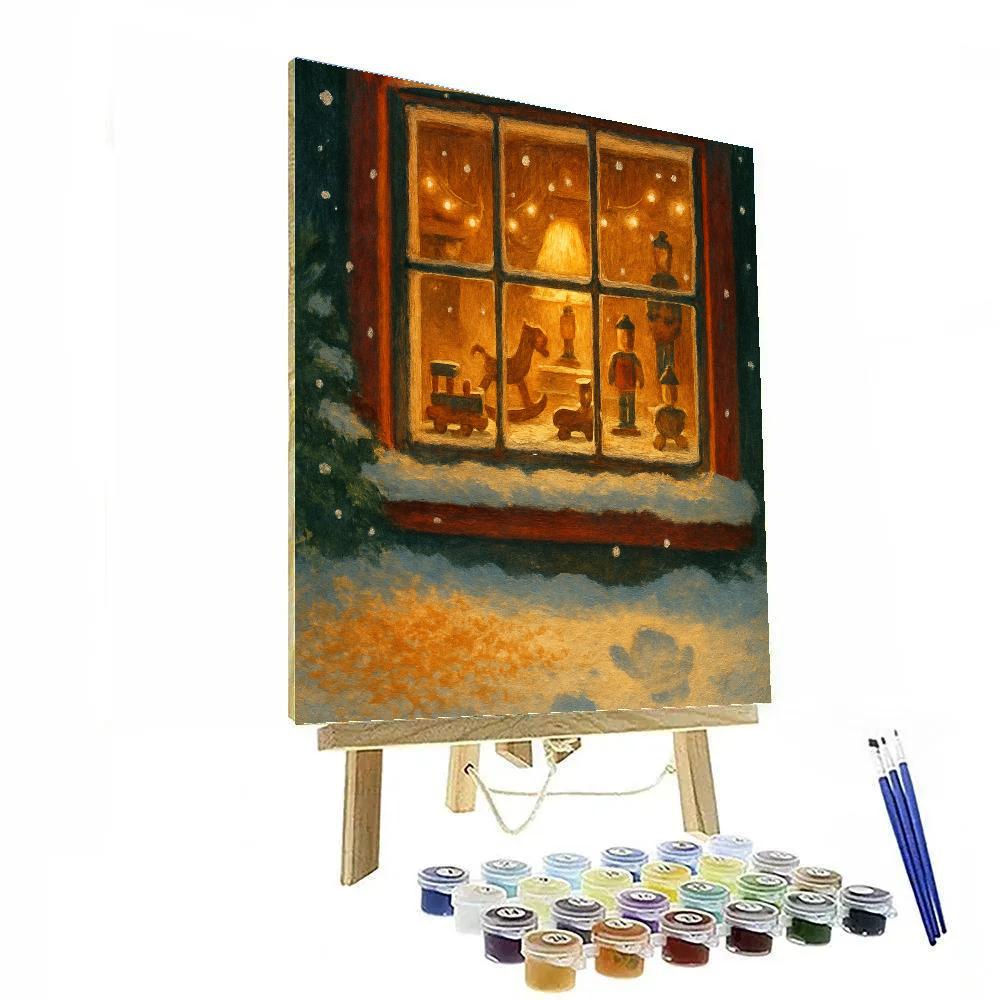 Toymaker Workshop Window paint by color