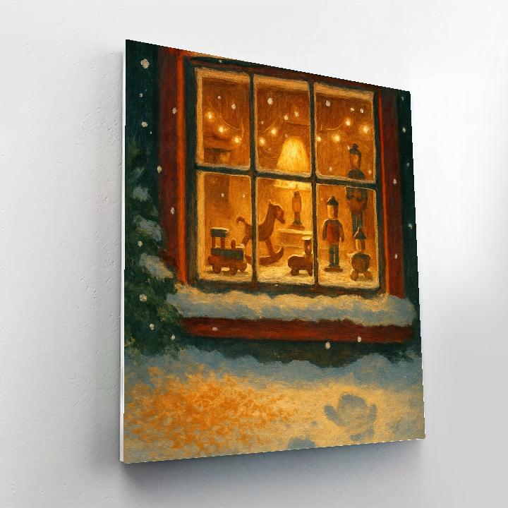 Toymaker Workshop Window paint by color