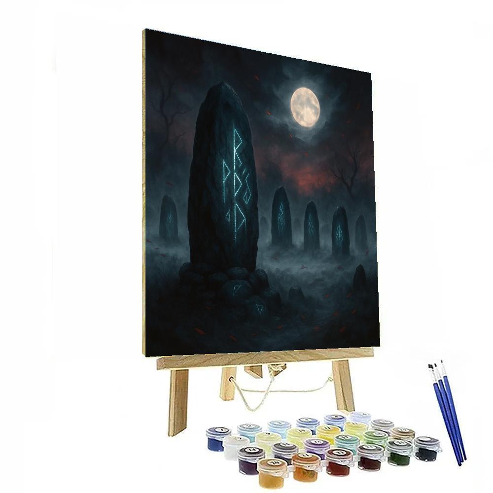 Cairn Of Whispering Stones paint by color
