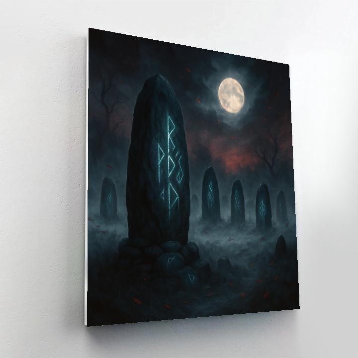Cairn Of Whispering Stones paint by color