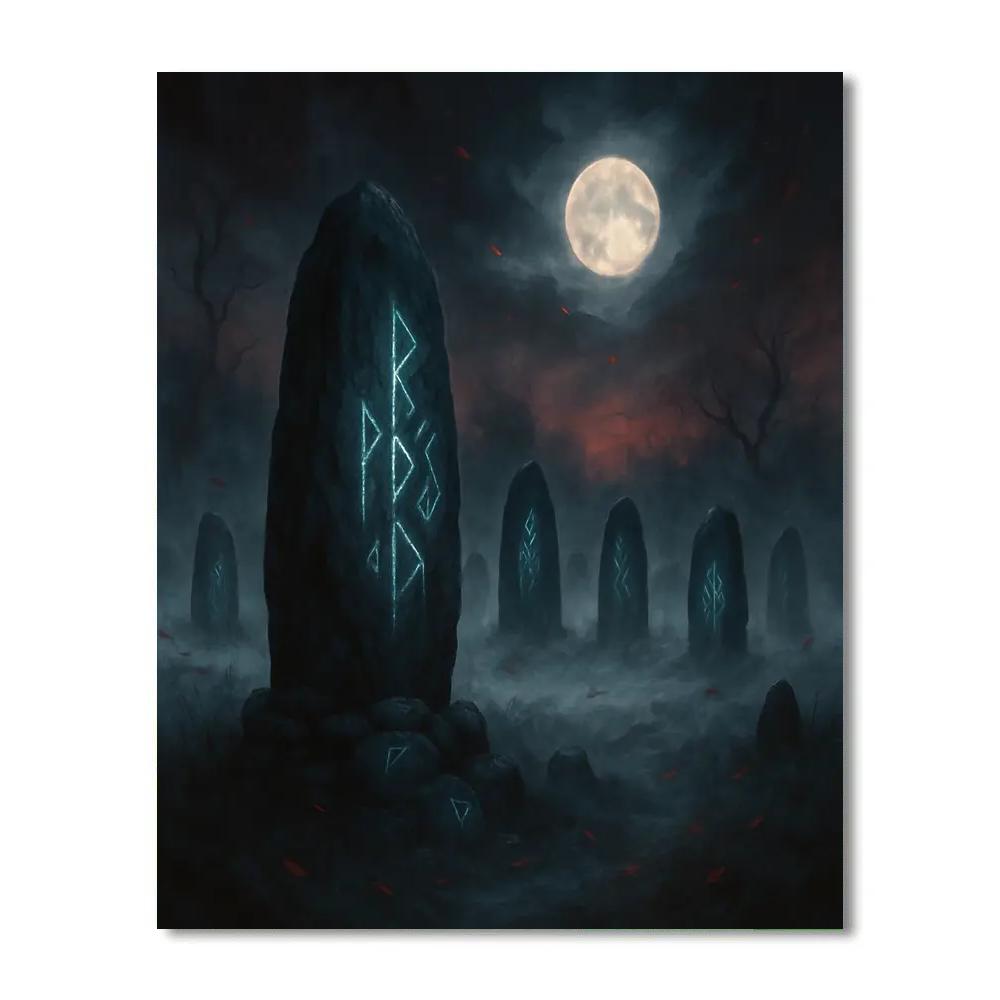 Cairn Of Whispering Stones paint by color