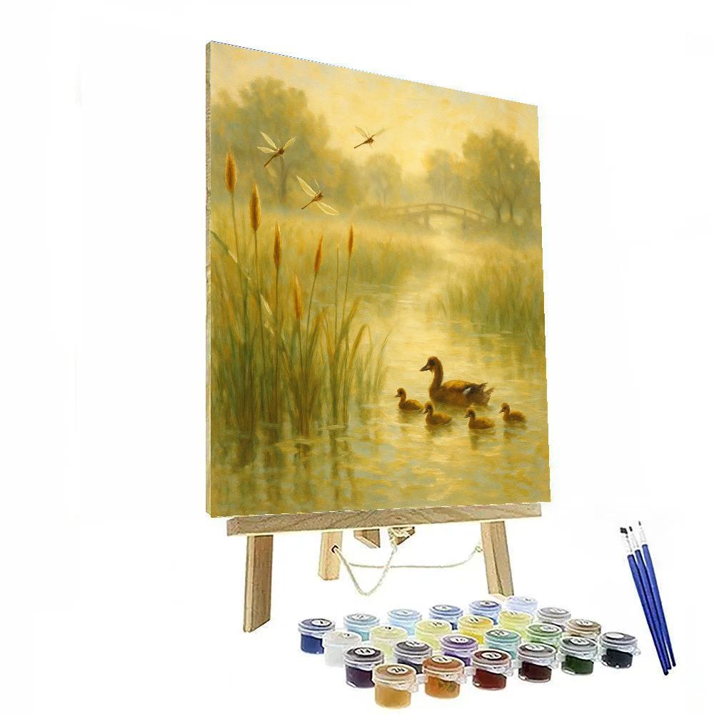 Sunlit Marsh Reverie paint by color