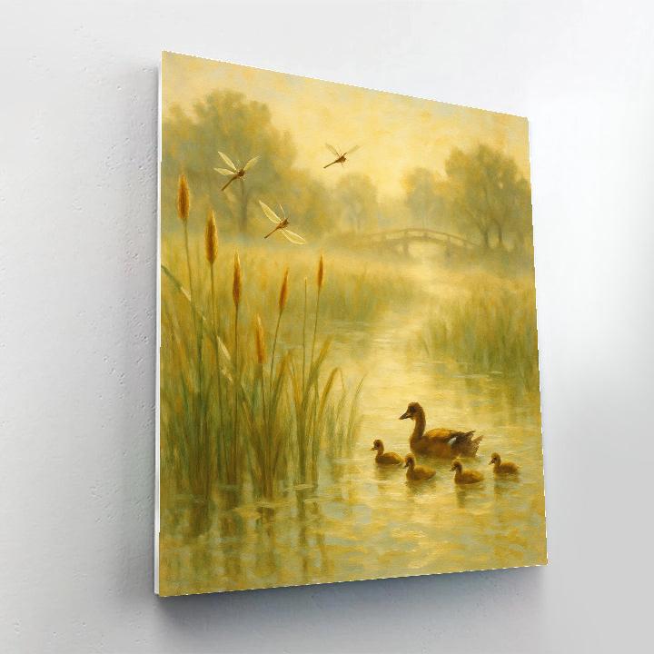 Sunlit Marsh Reverie paint by color