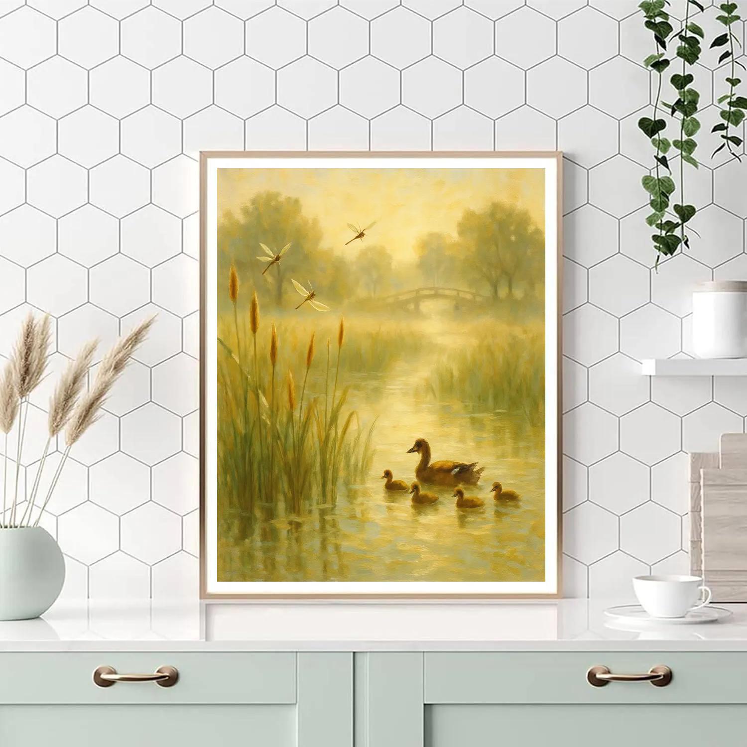Sunlit Marsh Reverie paint by color