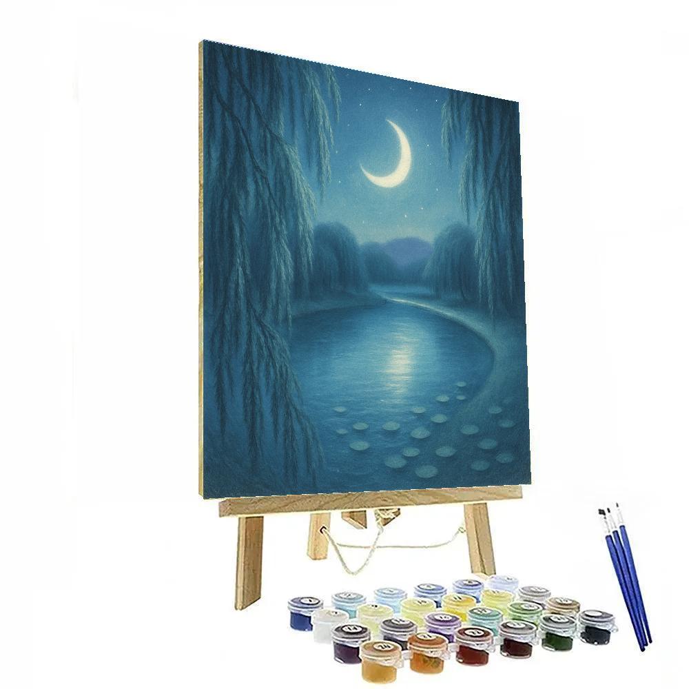 Willow Moon Lagoon DIY paint by numbers