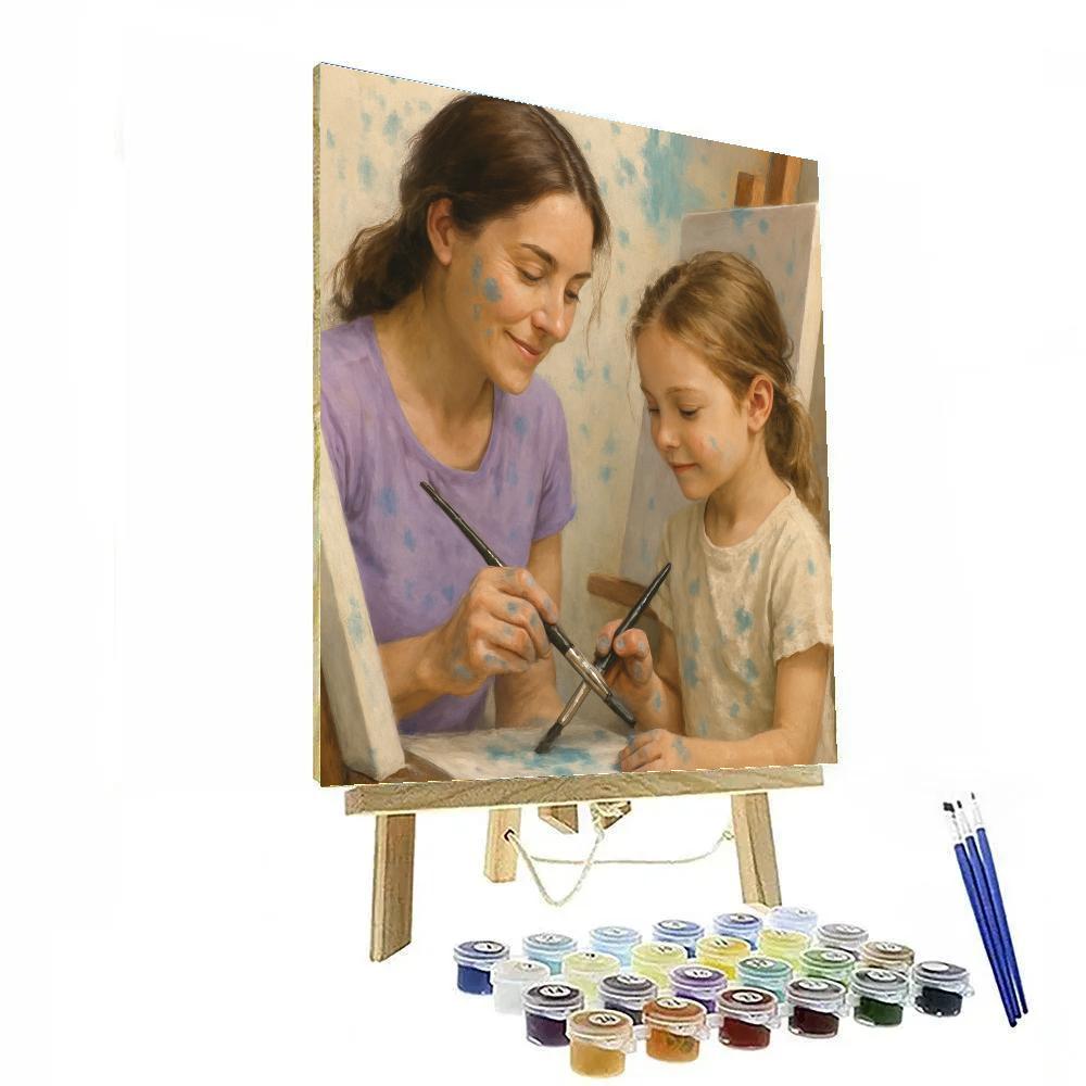 Quiet Painting Afternoon paint by color