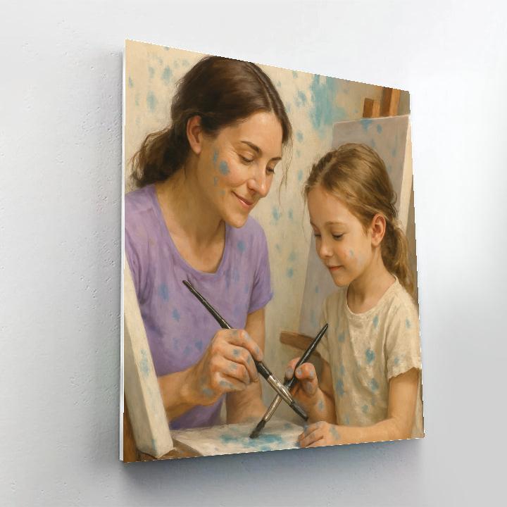 Quiet Painting Afternoon paint by color