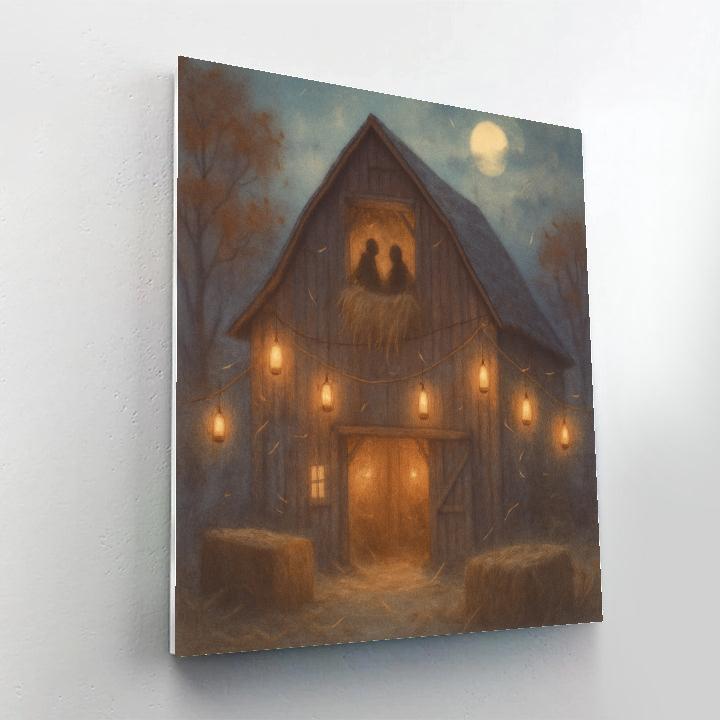 Barn Of Echoing Lanterns DIY paint by numbers