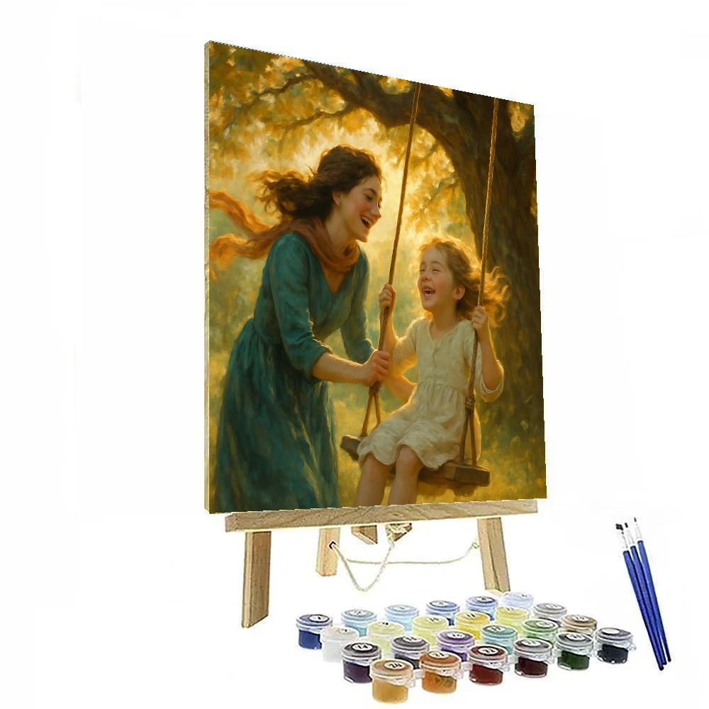 Swing At Golden Hour Paint by numbers kits