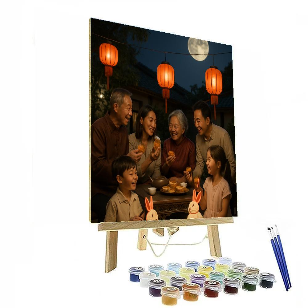 Mid Autumn Moon Festival Numbered painting kits