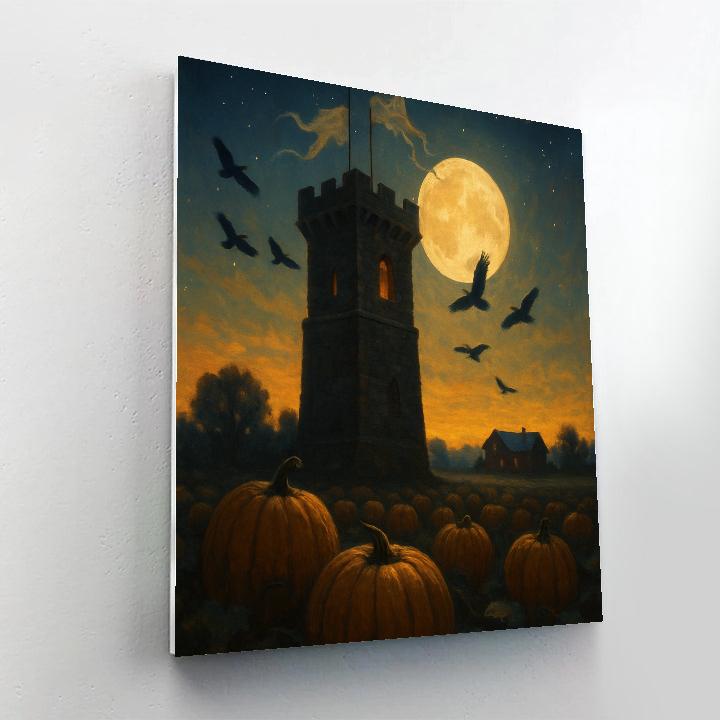 Harvest Moon Watchtower paint by numbers