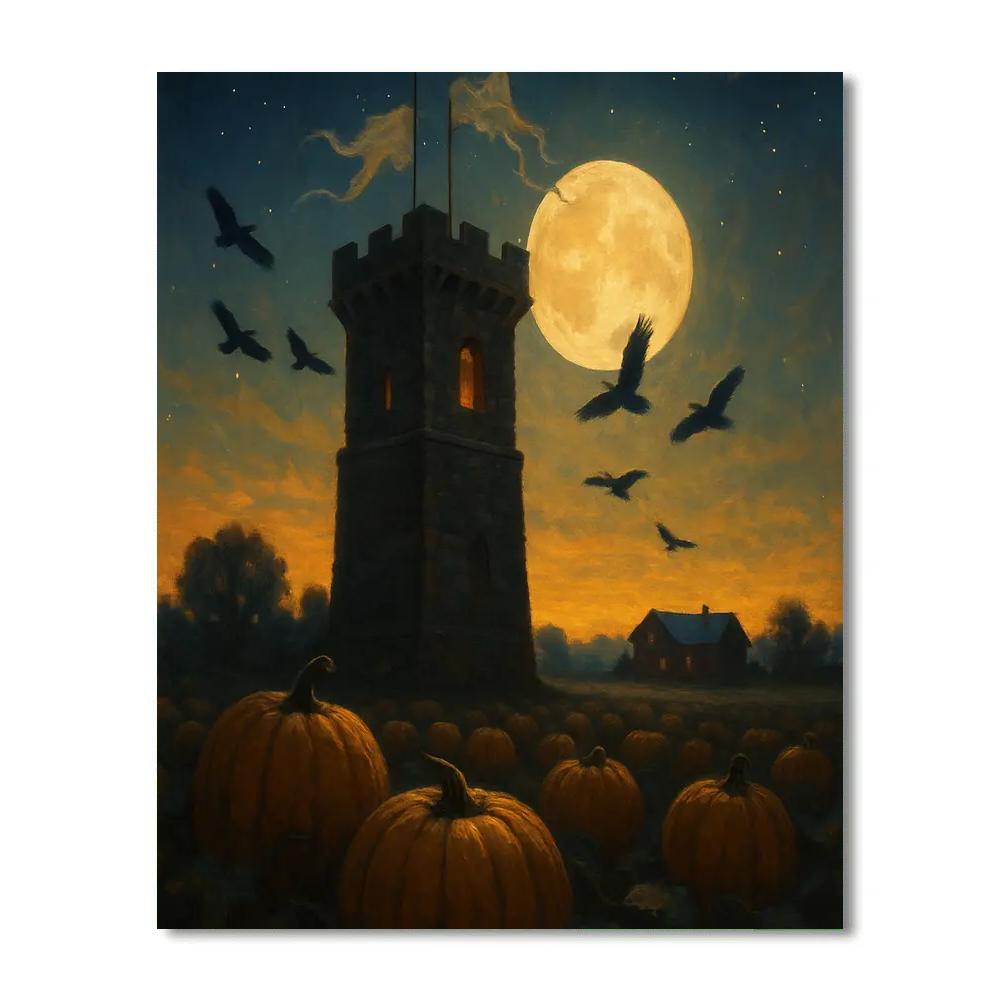 Harvest Moon Watchtower paint by numbers