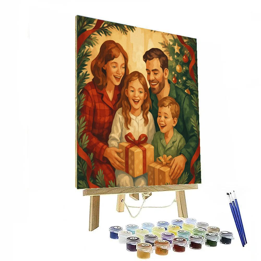 Pine-Scented Morning painting number kit