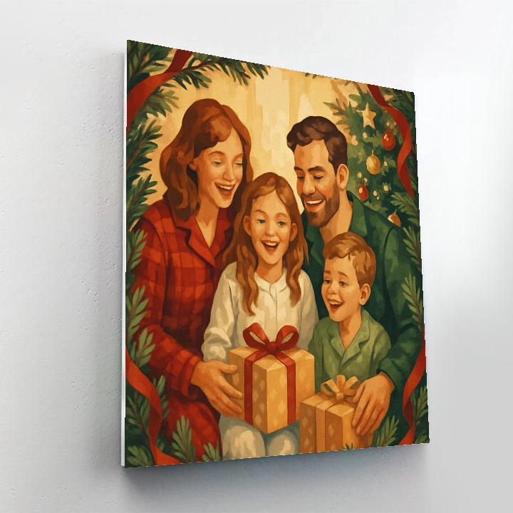 Pine-Scented Morning painting number kit