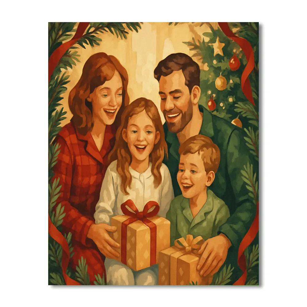 Pine-Scented Morning painting number kit