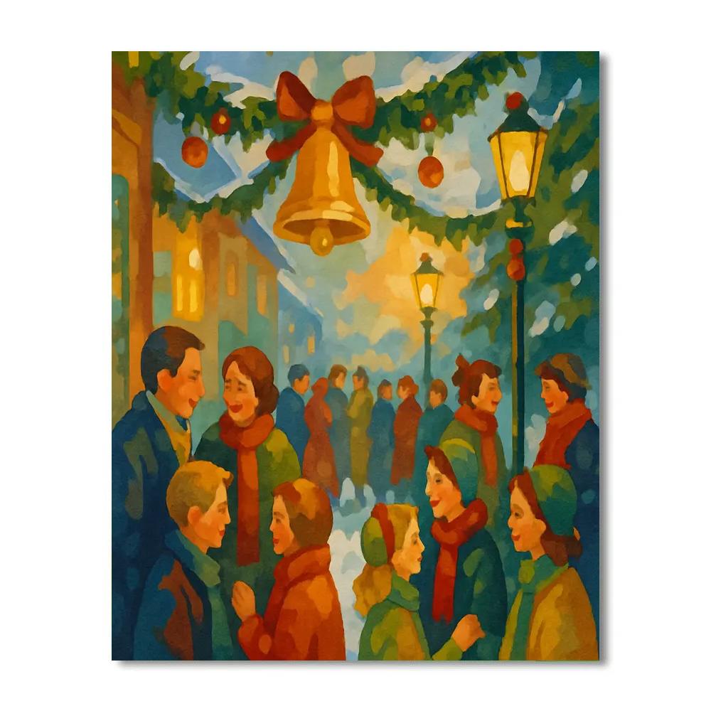 Bell-Ringing Street Number painting