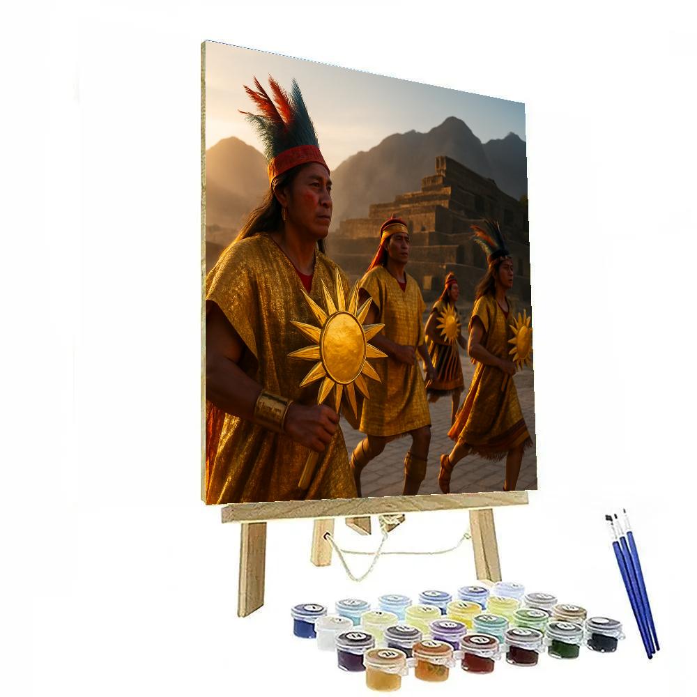 Inti Raymi Sun Procession Paint by numbers kits