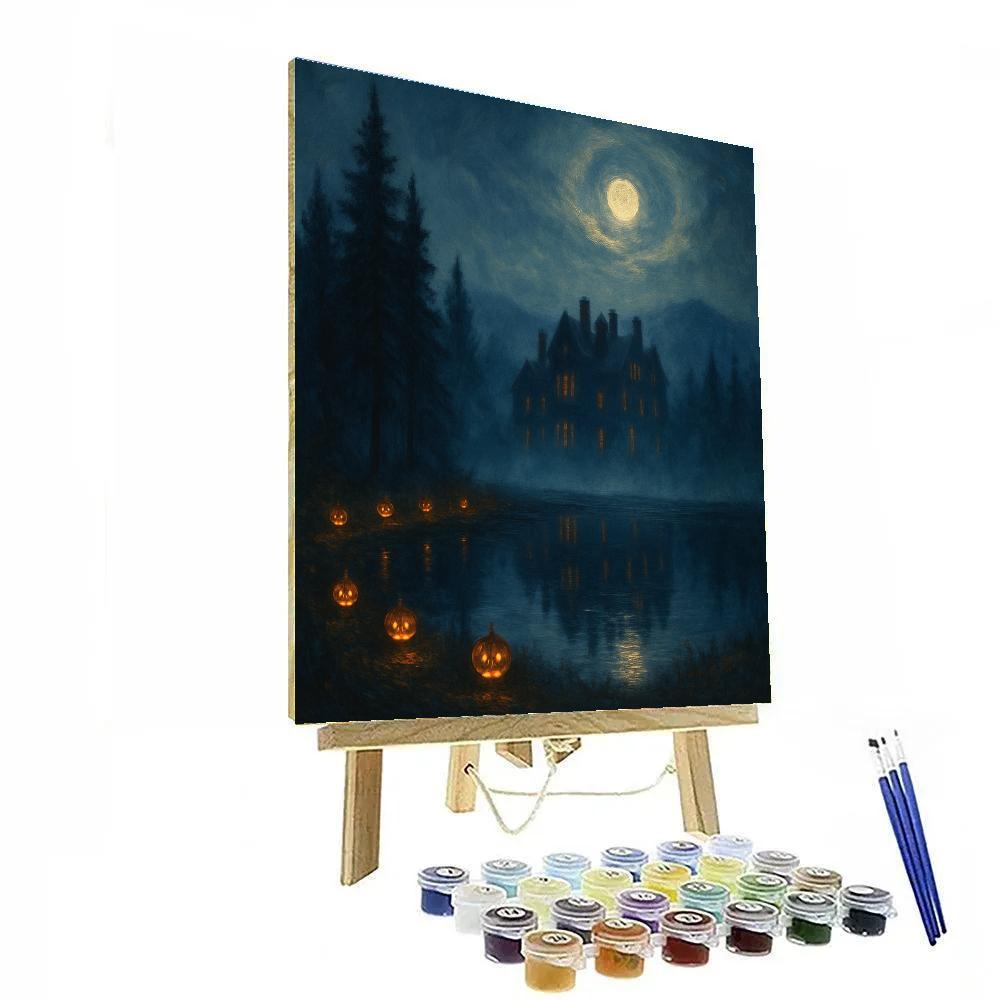 Fogline Manor Reflection paint by number