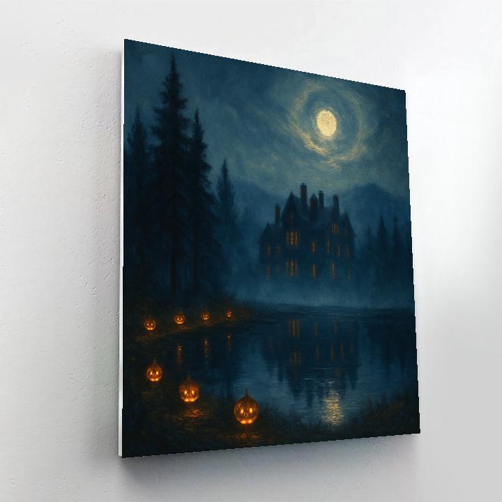 Fogline Manor Reflection paint by number