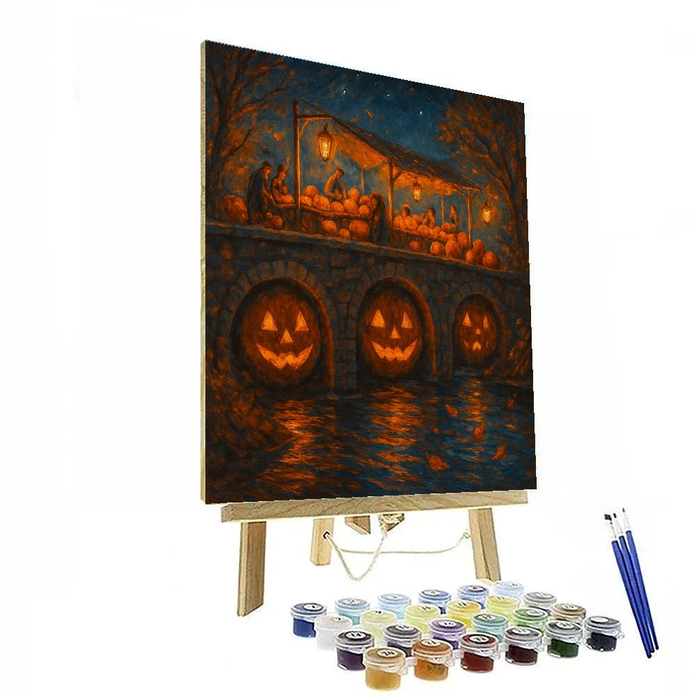 Stonebridge Pumpkin Market paint by number