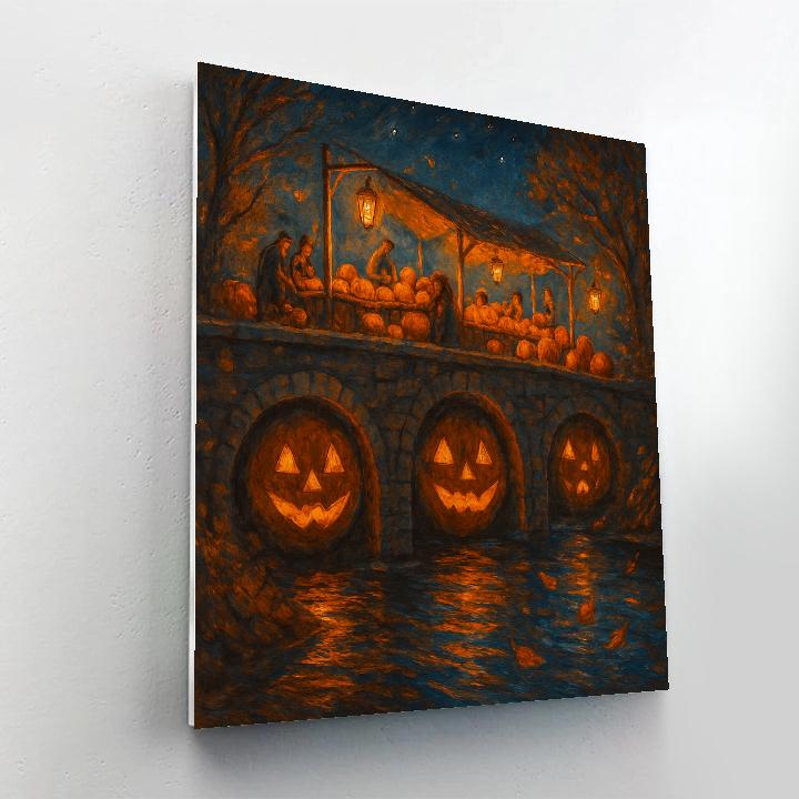 Stonebridge Pumpkin Market paint by number