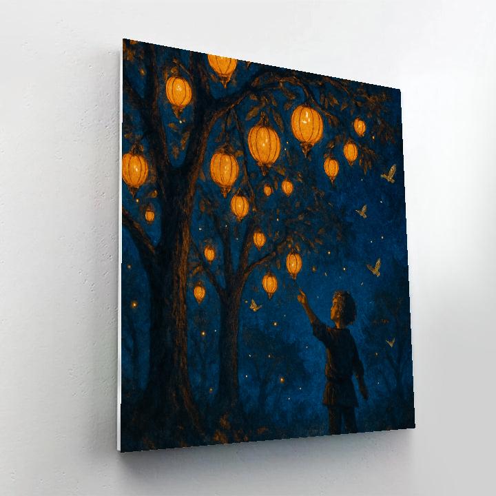 Nocturne Of The Lantern Trees DIY paint by numbers