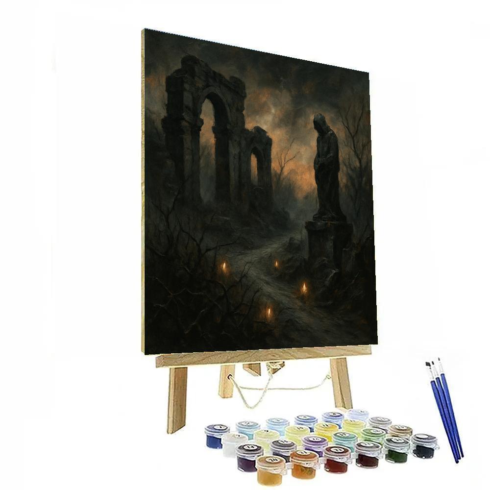 Ruin Watch At The Thorn Road Paint by numbers art