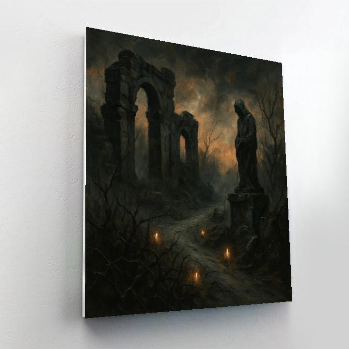 Ruin Watch At The Thorn Road Paint by numbers art