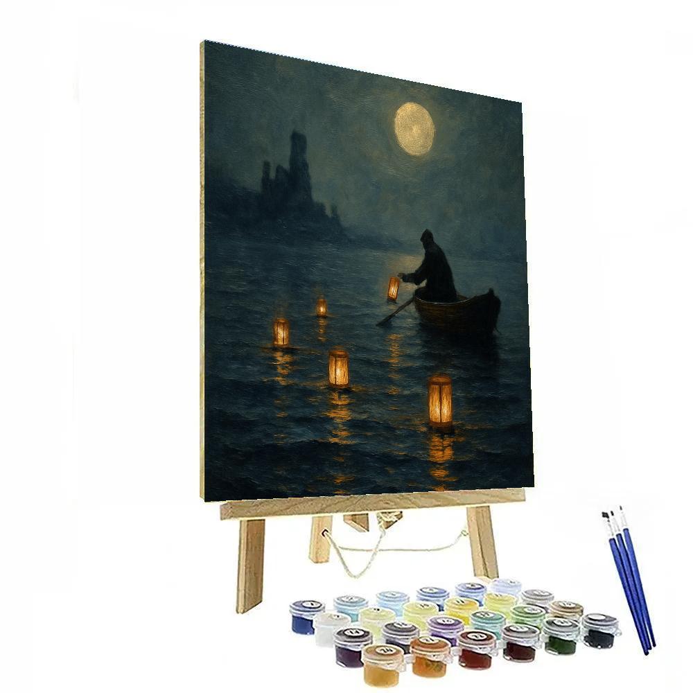 The Lantern Fisher Of Hollow Bay paint by numbers