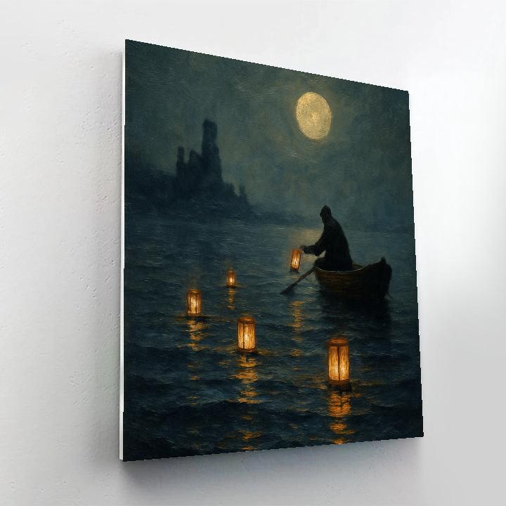 The Lantern Fisher Of Hollow Bay paint by numbers