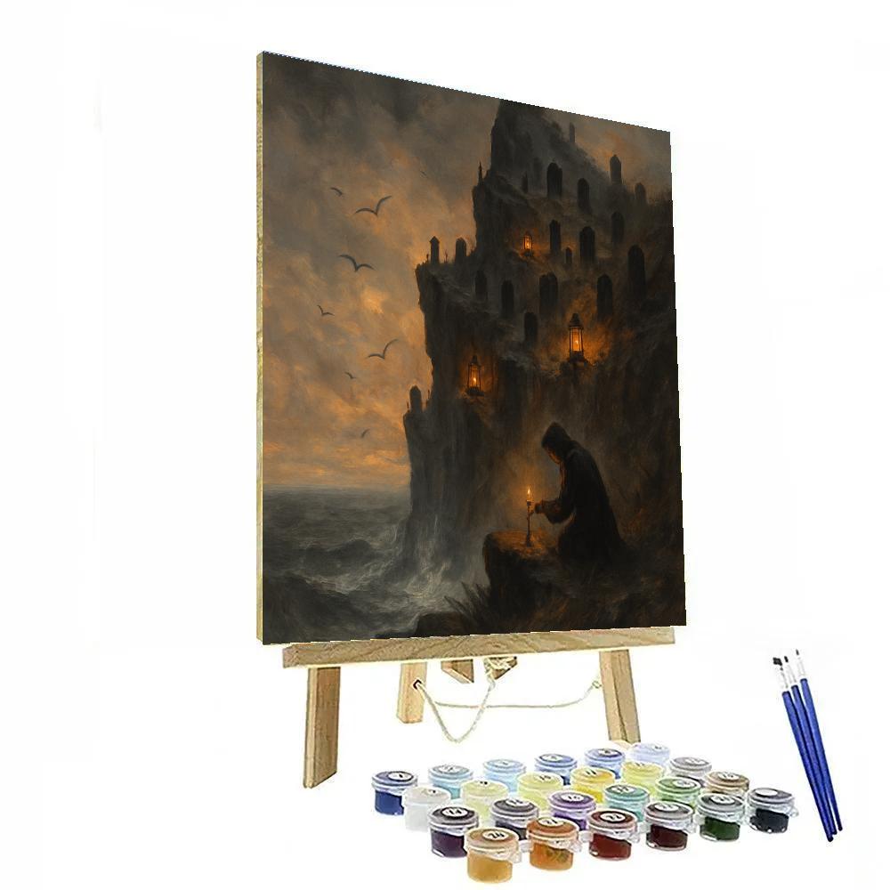 Clarion Of The Autumn Cliffs paint by number