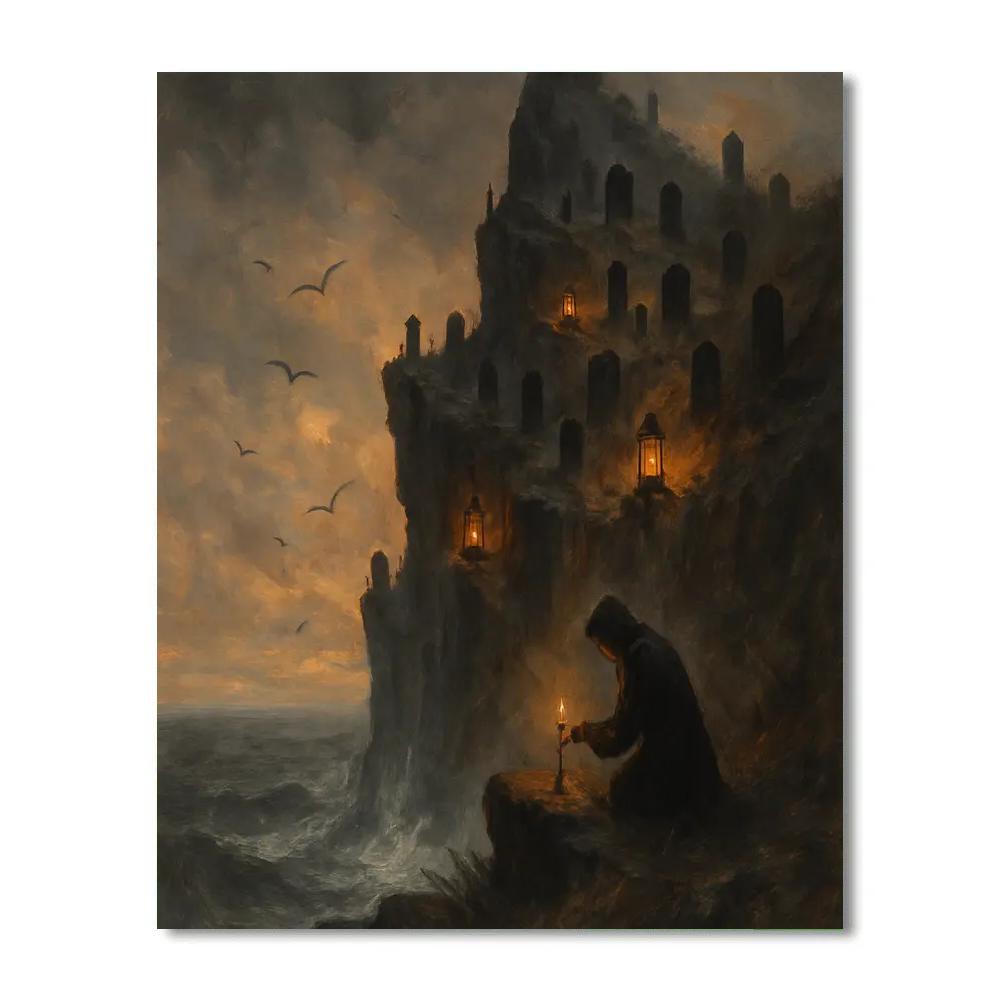 Clarion Of The Autumn Cliffs paint by number