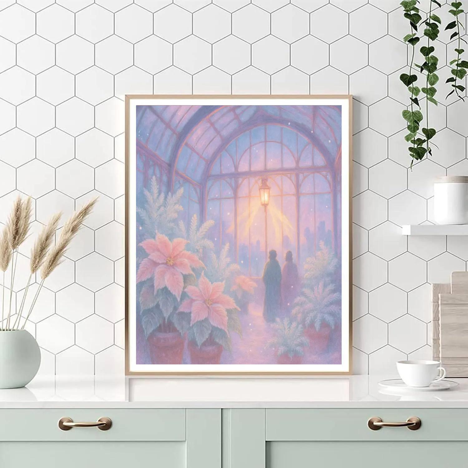 Frost Flower Conservatory Painting by numbers kit