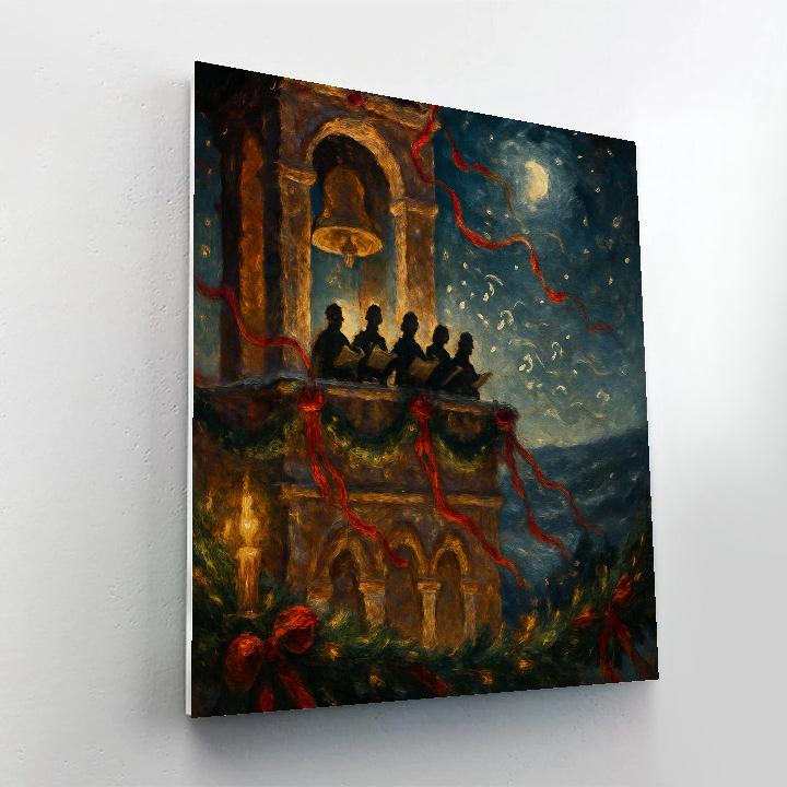 Snowcap Bell Tower Choir painting number kit
