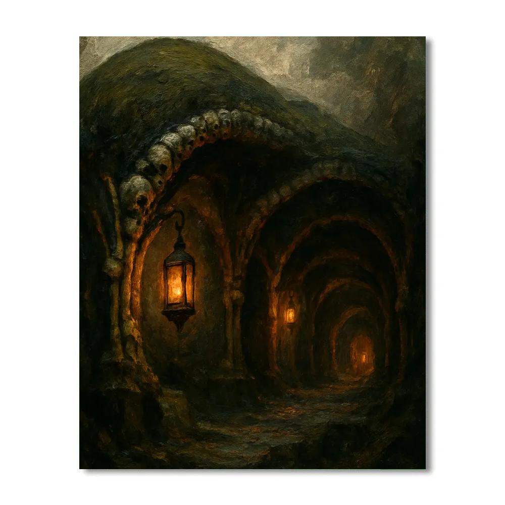 The Lantern Catacombs DIY paint by numbers