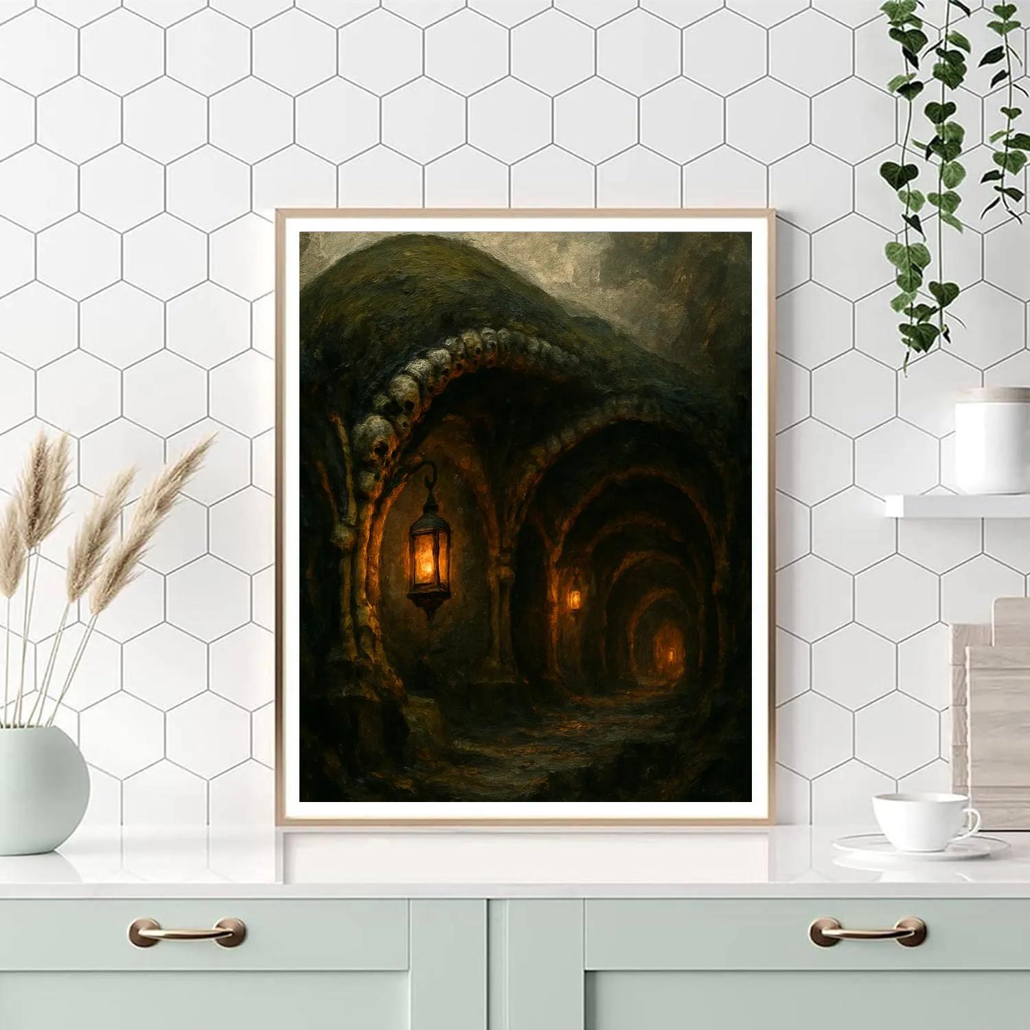 The Lantern Catacombs DIY paint by numbers