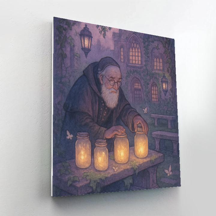 The Lantern Archivist DIY paint by numbers