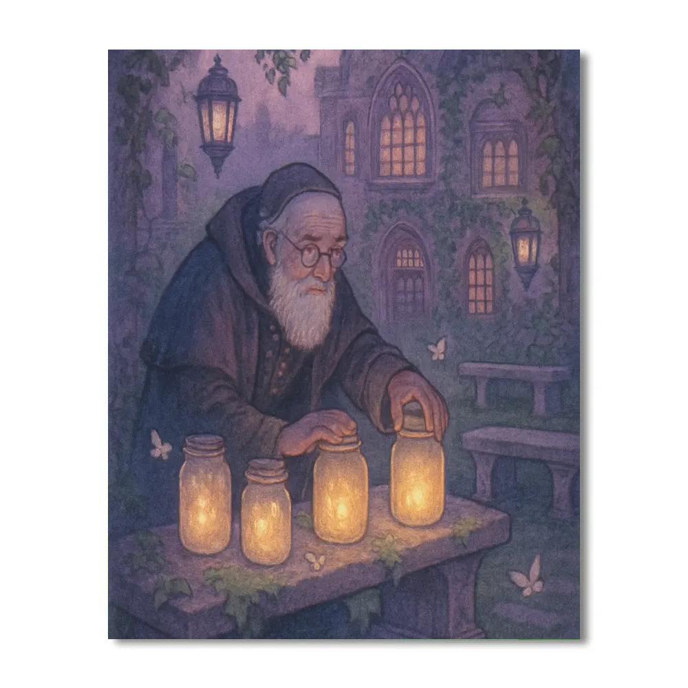 The Lantern Archivist DIY paint by numbers