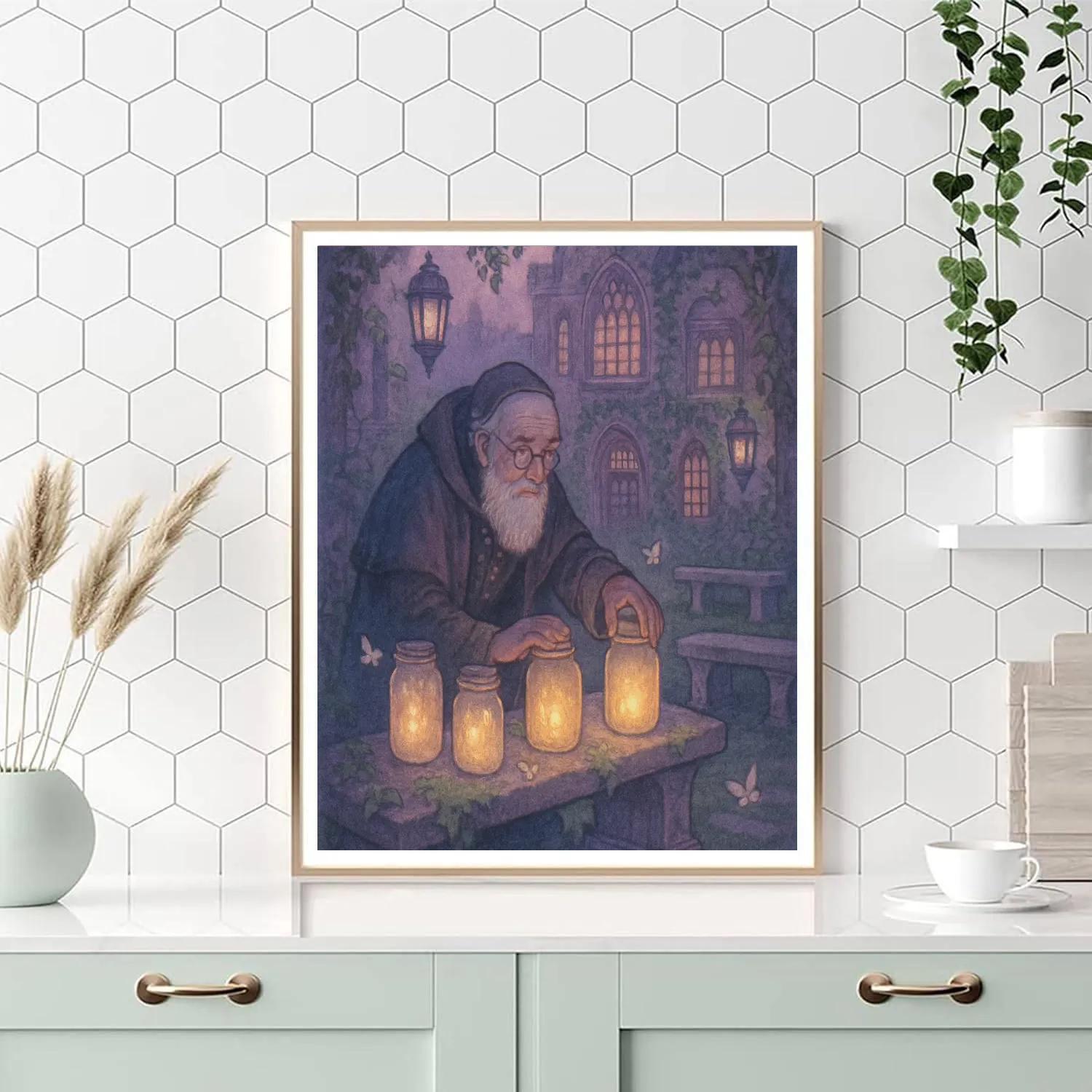 The Lantern Archivist DIY paint by numbers